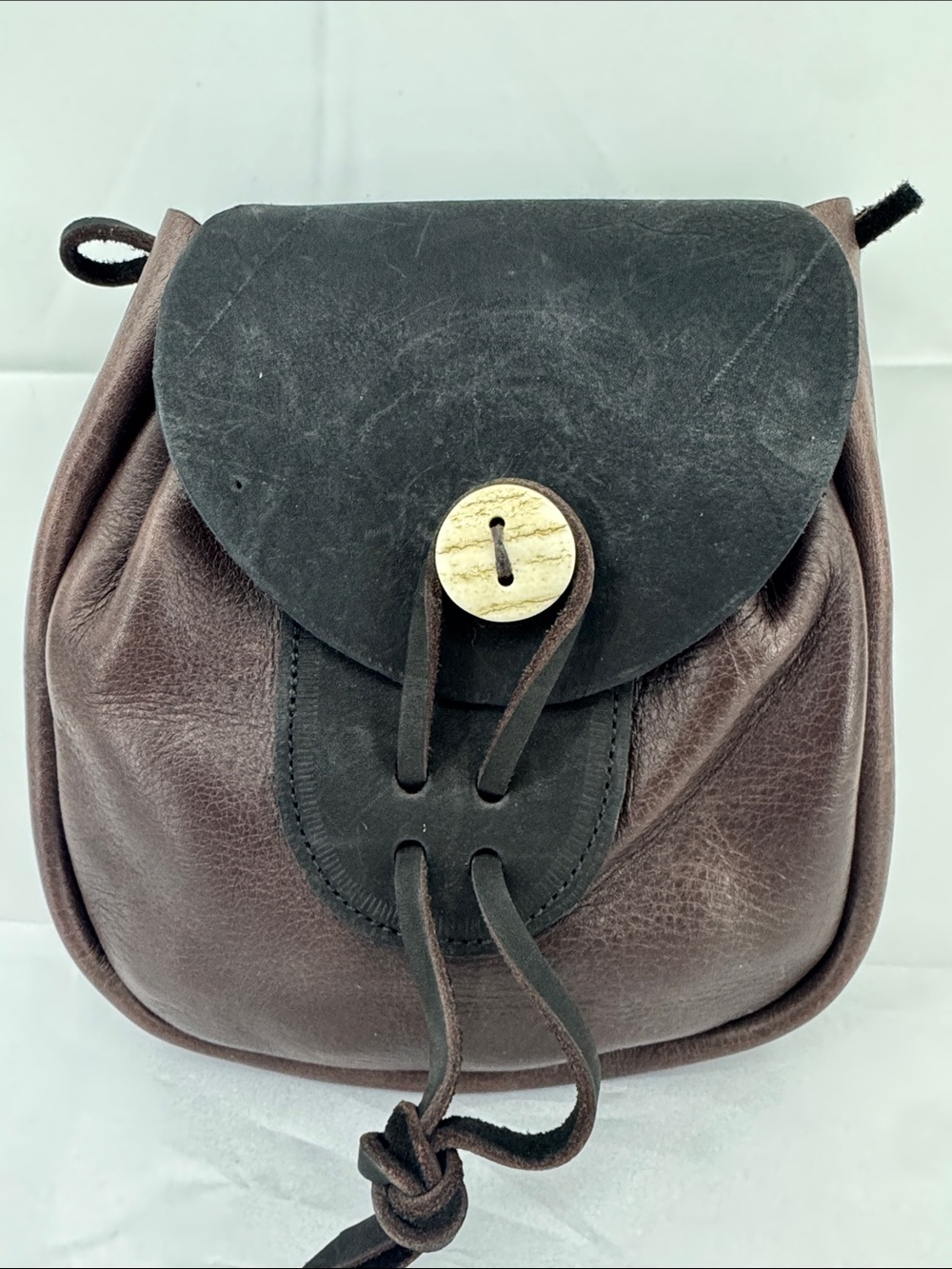 Handmade Rob Roy Thick Leather Sporran Kilt Belt Bag Pouch